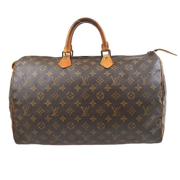 authentic LOUIS VUITTON SPEEDY 40 HAND BAG PURSE MONOGRAM - Picture 2 of 14